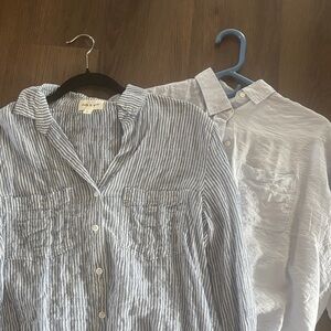 PAIR of Button-Down Shirts - Casual Duo